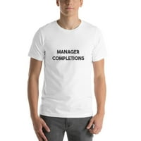 3xl Manager Po završetka podebljane majice kratkih rukava pamučna majica po nedefiniranim poklonima