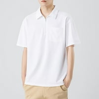 Petort majice za muškarce Trendy Muške polo majice kratki rukav vlagu Wicking ljetni golf košulje Ležerne