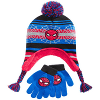 Mali dječaci 2-kom. Spiderman Hat & rukavice postavljaju jednu veličinu