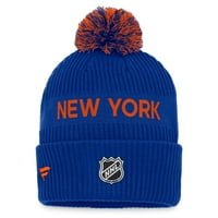 Muške fanatike marke Royal Orange New York Islanders NHL Nacrt Autentični prositni kapu sa pom - OSFA