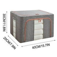 Organizator prtljažnika velikog kapaciteta za skladištenje s gustom tkaninom za udobne pokrivače posteljinu