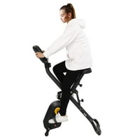 Prevelični stacionarni uspravni bicikl za vježbanje, za zatvoreni kućni teretani kardio vježba, crna
