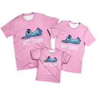 Lilo i Stitch Odrasli i mališani popularni tiskani T majica za rođendan za dječake i Day DiwerValentinovo