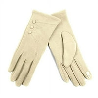 Dame Fuzzy Fau Fur zimske rukavice sa oblogom od runa - tople mikrogr rukavice za zimu