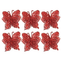 Yotyukeb Domaći ukrasi Božićni ukrasi za božićne simulacije leptir xmas ornament