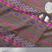 Soimoi Pamuk poplin tkanina Aztec Geometrijska tkanina za ispis široko dvorište
