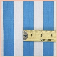 Striped poli pamučna tkanina za priraštaj od 5, 10 i dvorišta, sve boje