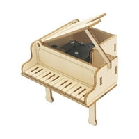 Wood Diy klavir Model Učenje muzike BO Kidy igračke set