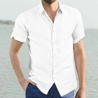 Advoicd muške haljine košulje dugih rukava -Resistantni casunski gumb dolje majica za golf za muškarce