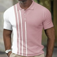 Muške košulje kratkih rukava Golf Majica Solid Boja Ženske vrhove Pink XL Tajice Hlače kupaći kostim