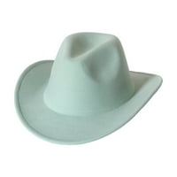 Sunjoy Tech Cowboy Hat Solid Boja Divlji unisni ANTI-PLišom Komfosovni pribor za kostim filca Felt Roll