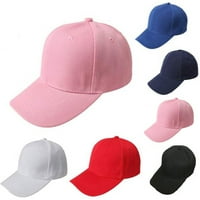 Muškarci i žene Baseball Cap Blank Hat Solid Boja Podesiva šešir za sunčanje Mornarica