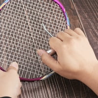 Uxcell nehrđajući čelik Tenis reket Vučer Puller Badminton Recquet Povucite kuku, srebrni ton paket