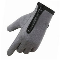 Topla vjetrootporni vodootporni antiskid na otvorenom sportove rukavice rukavice sive s