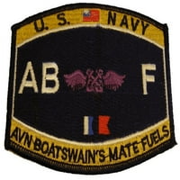 Mornarica ABF Aviation Boatswaine Mate Fuels MOS Ocena zakrpa Mornar veteran