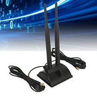 Antena, RP SMA muški konektor Dual WiFi antena ABS za bežičnu mrežu usmjerivač žarišta