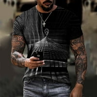Zermoge muškarci majice Bluze na čišćenju Prodaja muške unise dnevne majice 3D grafički grafički otisci