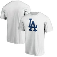 Muška fanatika brendirana bijela Los Angeles Dodgers Službeni logo majica