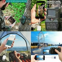 Kartični adapter za čitanje kamere za iPhone iPad [podrška] ili up] Trail Game Reader kartica za pregled