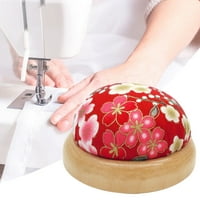Biplut pin jastuk cvjetni uzorak stabilan base drva čista ručno ručno kopču za šivanje jastuka