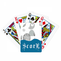 CARTION Bird Cage Trava Nordijski uzorak Score Poker igračka karta Inde
