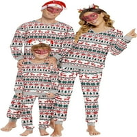 Viworld Porodica koja odgovara Božićnu pidžamu Podesite spavanje u odgovarajući način PJ za porodicu