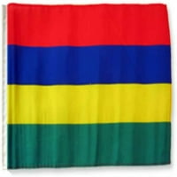 12 X18 Mauricijus rukav zastava za brod Vrtni vrt vrhunske živopisne boje i UV Fade Najbolje bašte Vanjska