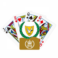 Kiparski nacionalni grb Zemlja Kraljevska igra poker igračke kartice