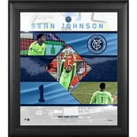 Sean Johnson New York City FC sam uokviren 15 17 kolaž za šivene zvezde
