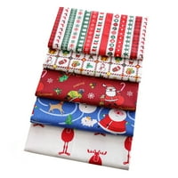 Dianhelloya božićni patchwork Xmas stil mekani DIY kvadrat Santa tiskani igali za šivanje skaliranja