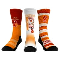 Unise Rock Em Socks Tampa Bay Buccaneers Backebaj tri set čarape za posadu