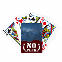 Dark Galaxy Blue Stars Clouds Peek Poker igračka karta Privatna igra