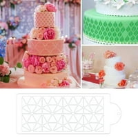 Trayknick Cvjetni uzorak šablon za torte Exquisite Jednostavan za korištenje kućnog ljubimca vizualne