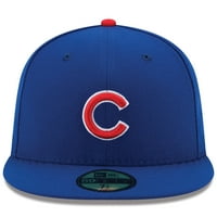 Muška nova Era Royal Chicago Cubs Autentična kolekcija na polju 59FIFFTY ugrađeni šešir