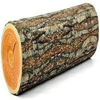 Prirodni drveni dizajn drveća trunka trupca mekani stolica jastuk jastuka poklopci poklon kućica kauč