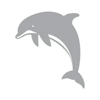Delphin naljepnica naljepnica Die Cut - samoljepljivi vinil - Vremenska zaštitna - izrađena u SAD -