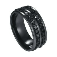 Prstenovi pokloni nakita Pokloni dva reda punih dijamantskih prstenova muška i ženski univerzalni prstenovi