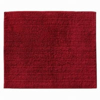Reverzibilni bogat crveni plišani plišani tepih pamuk pamuk
