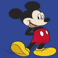 Junior's Mickey & Friends nasmijani mickey miš portret grafički grafički kraljevski plavi veliki