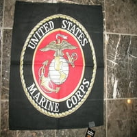 Veleprodajna parcela 22 X22 Black USMC Marine Marine Sell Bandana šal glava zamotavanje vrata za glavu