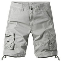 Muška vježba kratke hlače Muška povremena čista boja na otvorenom Pocket plaža Radna pantalona za teretna