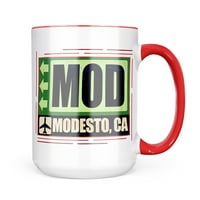 Neonblond AirportOdbode Mod Modesto, CA Poklon poklona za ljubitelje čaja za kavu
