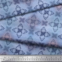 SOIMOI RAYON Tkanina Tekstura i Damask Etničke tkanine Prisolje od dvorišta široko