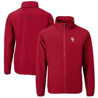 Muški rezač i Buck Crimson Oklahoma prije alumni logo najam eko ​​pletene reciklirane pune zip jakne