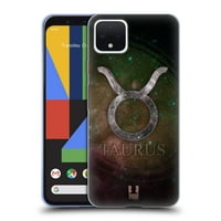 Dizajn za glavu Nebula Zodijački simboli Taurus Mekani gel Kućište kompatibilan sa Google Pixel 4