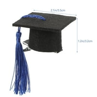 Mini doktorski kapa za kosu za kosu Diplomiranje šešire za glavu Diplomiranje glave