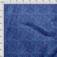 Onuone pamuk poplin srednje plava tkanina batik quilting potrošni materijal Ispiši šivanje tkanine sa