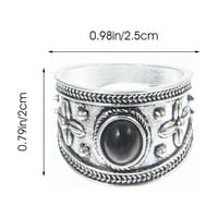 Vinova listova prstena cvjetni prstenje zvoni metalni cvjetovi prstenovi za žene prsten nakit