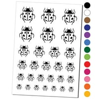 LadyBug Crtanje vodootporne privremene tetovaže set lažne umjetničke kolekcije - smeđa