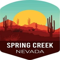 i R uvoz proljetnog potoka Nevada suvenir Vinil naljepnica naljepnica Kaktus Desert Design